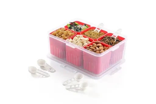 6 in 1 Masala Spice Box (Pack Of 1)